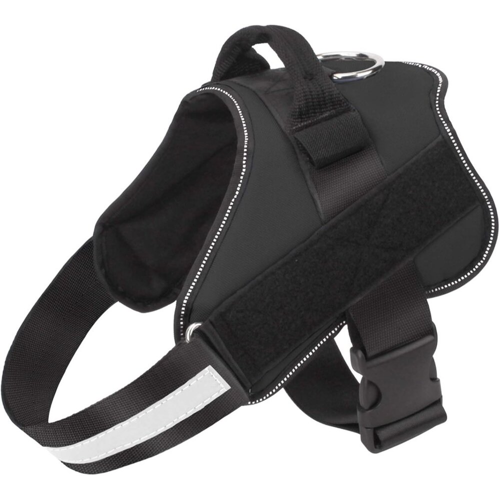 Dog Harness, No-Pull Reflective Dog Vest, Breathable Adjustable Pet Harness with